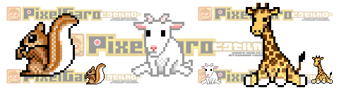 pixel art 動物 アイコン サンプル