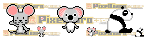 pixel art 動物 アイコン サンプル