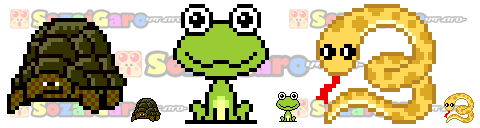 pixel art 動物 アイコン サンプル