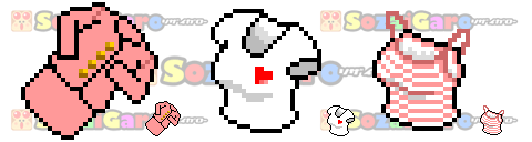 pixel art レディース アイコン サンプル