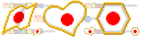 pixel art 国旗 アイコン サンプル