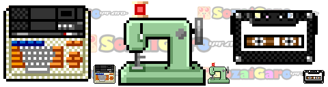 pixel art 家電 アイコン サンプル