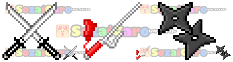 pixel art 時代劇 アイコン サンプル