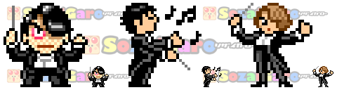 pixel art 音楽 アイコン サンプル