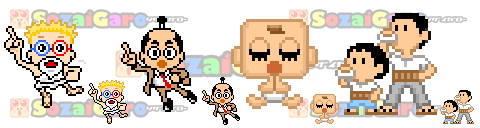 pixel art キャラクター アイコン サンプル