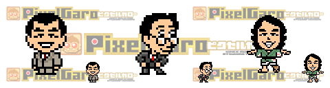 pixel art 日本の人物 アイコン サンプル