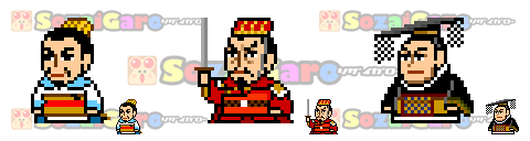 pixel art 三国志 アイコン サンプル