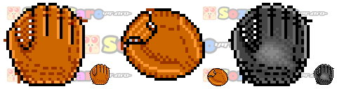 pixel art 野球 アイコン サンプル