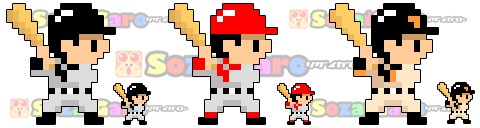 pixel art 野球 アイコン サンプル