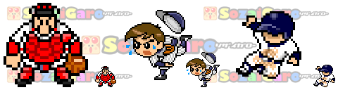 pixel art 野球 アイコン サンプル