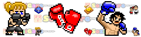 pixel art ボクシング アイコン サンプル