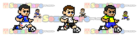 pixel art サッカー アイコン サンプル