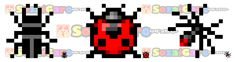 pixel art 動物 アイコン 16pixel サンプル