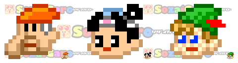 キャラクター アイコン 16pixel サンプル